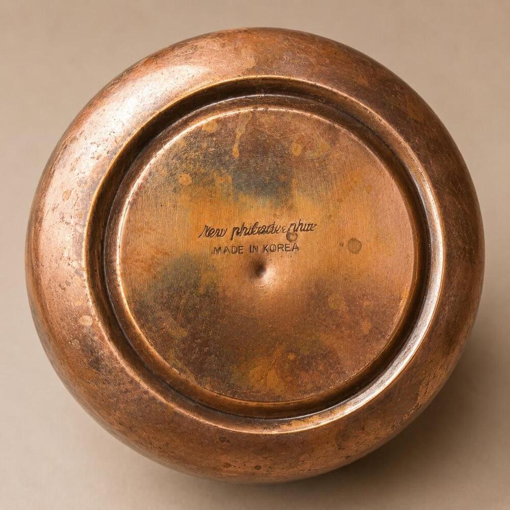Vintage New Pfaltzgraff Ware Copper Kettle Kitchen Decor Korea - Picture 4 of 4